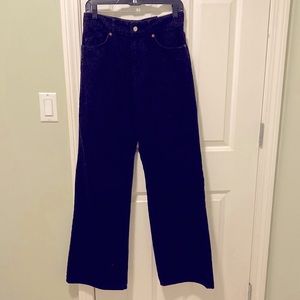 Zara Black Wide leg Jeans New!